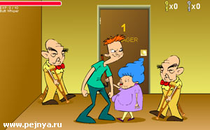 Классная бродилка где вы играете за молодого санитара в доме престорелых. Кровавые сопли потекут рекой по морщинестым лицам старух и стариков.