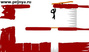Прикольня игра где ваша задача оставить чувака в живых.