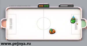 Приколный футбол. Можно поиграть вдвоем.
