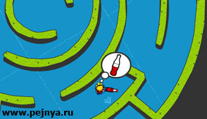 Давольно не плохая бродилка по лабиринту от компании Кока-Кола.