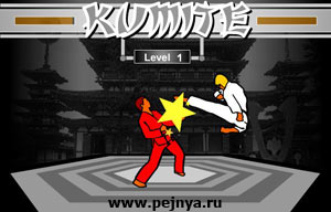 Неплохо сделаный для флеш технологии файтинг в стиле карате.