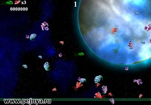 Космическая игра в каторой нужно пожирать тех кто меньше тебя и не попадаться тому кто больше, иначе он тебя сожрет.