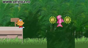 Отличная бродилка про человека вафельку.