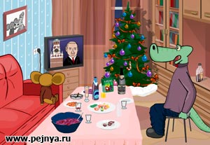 Охрененно веселый мультик о Чебурашке И Генадии. Чебурашка и косяк часть 2.