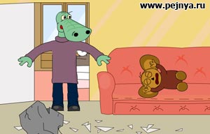 Охрененно веселый мультик о Чебурашке И Генадии. Чебурашка и косяк часть 3.