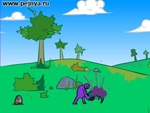 Хорошая красочная игра. Жаль только однообразная. Ей бы уровней поболше да и ходитьбы можно было подальше, цены бы ей не было.